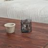 Zoha Glas 2er Set Diamond Black Glas Trinkgläser Cocktailgläser 200ml, Glas, Hitzebeständig Eiskaffeegläser Tee Wasser Saft Kaffee Bild 3