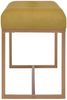 vidaXL Bank 80 cm Senfgelb Samt 247556 Bild 3