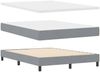 vidaXL Boxspringbett mit Matratze Hellgrau 160 x 200 cm Stoff 3339968 Bild 4