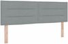 vidaXL Boxspringbett mit Matratze Hellgrau 160 x 200 cm Stoff 3339968 Bild 5