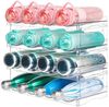 HEYHIPPO Flaschenregal Stapelfähiges 4-stöckiges Acryl-Flaschenregal für Küche,Kühlschrank, Abnehmbares Weinflaschen-Lagerregal, Wasserglas-Organizer 28×20×37cm Bild 4