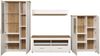 Wohnwand 4-teilig Shade in Andersen Pinie weiß und Eiche Artisan Landhaus 368 x 194 cm Bild 2