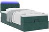 vidaXL Ottoman-Bett mit Matratze & LEDs Dunkelgrün 90x190 cm Samt 3312665 Bild 3
