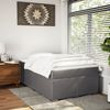 vidaXL Boxspringbett mit Matratze Grau 120x200 cm Kunstleder 3285207 Bild 3