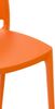 Stuhl VAYA - 81x44x50cm, orange, Kunststoff Kunststoff Gestell Stühle Esszimmerstühle Stuhl Esszimmer Esstisch Stühle Küchenstuhl Bild 5