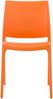 Stuhl VAYA - 81x44x50cm, orange, Kunststoff Kunststoff Gestell Stühle Esszimmerstühle Stuhl Esszimmer Esstisch Stühle Küchenstuhl Bild 2