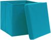 vidaXL Aufbewahrungsboxen mit Deckeln 10 Stk. 28x28x28 cm Babyblau 325234 Bild 3