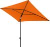 Doppler Sonnenschirm / Mittelstockschirm "myZONE 190 x 125 Manual", orange, 190 x 125 cm Bild 2