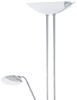 Eglo 93875 LED Standfluter Stehleuchte BAYA 20W; 2,5W; 2,5W Stahl chrom, Glas, Kunststoff weiss, satiniert 3000K L:36cm H:180cm dimmbar mit Drehpotentiometer Bild 2