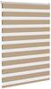 vidaXL Doppelrollo Sandbraun 100x100 cm Stoffbreite 95,9 cm Polyester 4014521 Bild 3