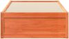 vidaXL Massivholzbett ohne Matratze Wachsbraun 100x200 Kiefernholz 846830 Bild 4
