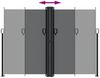 vidaXL Seitenmarkise Ausziehbar Schwarz 180x1000 cm 4004744 Bild 5