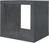 Regalwürfel >Mix< (2er-Set) in graphit Dekor - 26x26x22 (BxHxT) Bild 3