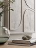 Wandpaneel Lorcan aus Holz, modernes Design, Beige Creme, Small, für den Innenbereich Bild 5