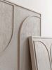 Wandpaneel Lorcan aus Holz, modernes Design, Beige Creme, Small, für den Innenbereich Bild 3