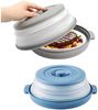 Refined Living Mikrowellenbehälter 2 Stk Faltbare Mikrowellen Abdeckung Mikrowellendeckel Frischhaltedose, (Mikrowellenhaube mit Dampflöchern Mikrowellengeschirr, Microwave Cover, 2-tlg, 2 In 1 Microwellenabdeckungen Küche Aufbewahrung & Organisation),... Bild 1