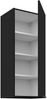 Küchen Hängeschrank 40 cm SIENA Schwarz Küche Küchenzeile Küchenblock 90 cm hoch Bild 2