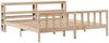 vidaXL Massivholzbett ohne Matratze 180x200 Kiefernholz 3305767 Bild 3