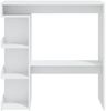 vidaXL Bartisch mit Regal Weiß 100x50x101,5 cm Holzwerkstoff 809449 Bild 5