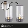Briloner LED Akku-Tischleuchte Wiggle anthrazit 15 cm warmweiß dimmbar Bild 4