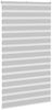 vidaXL Doppelrollo Hellgrau 120x230 cm Stoffbreite 115,9 cm Polyester 4014499 Bild 3