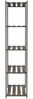 vidaXL Lagerregal mit 5 Böden Grau 80x38x170 cm Massivholz Kiefer 373385 Bild 4