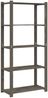 vidaXL Lagerregal mit 5 Böden Grau 80x38x170 cm Massivholz Kiefer 373385 Bild 2