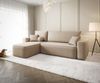 Ecksofa Schlafsofa Sofa AGEPO Stoff Curio Toffee Ottomane Links Bild 2