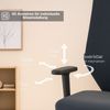 ASSMANN Bürostuhl Streamo Synchronmechanik mit Polster Schwarz 65x64x116cm Textil Bild 4