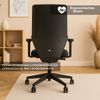 ASSMANN Bürostuhl Streamo Synchronmechanik mit Polster Schwarz 65x64x116cm Textil Bild 3