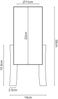 Tischleuchte Joelleldsvin 30x14x14 cm Schwarz [lux. pro] Bild 4