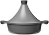 Aluguss Tajine Tagine Ø32cm Induktion Silikongriffe Gartopf Dampfgarer Bräter Silber Bild 2
