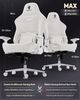 Dowinx Gaming-Stuhl Bürostuhl 200kg Belastbarkeit (Packung), Ergonomischer Chefstuhl, 4D Armlehnen, verstellbare Lendenstütze Bild 4