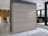 Kleiderschrank Talin IV, mit RGB LED Beleuchtung, Farbe: Cashmere Bild 2