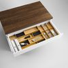 Modify Besteckeinsatz Set 1000, Eiche hell / Besteckkasten-Set Holz Bild 1