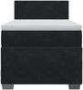 vidaXL Boxspringbett mit Matratze Schwarz 100x200 cm Samt 3286230 Bild 4