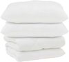 vidaXL Decke mit Kissen 3 pcs Weiß Mikrofaser und Daunenfedern 3377912 Bild 2