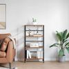 vidaXL Bücherregal Altholz 60 x 29,5 x 115 cm Holzwerkstoff 883926 Bild 4