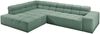 KAWOLA Sofa NEVADA Ecksofa Feincord grün mit motorischem Sitzvorzug Recamiere links 70 x 215 x 319 cm Bild 3