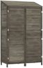vidaXL Geräteschuppen Anthrazit 102x52x174,5 cm Massivholz Tanne 152192 Bild 2