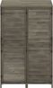 vidaXL Geräteschuppen Anthrazit 102x52x174,5 cm Massivholz Tanne 152192 Bild 4