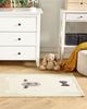 Kinderteppich Baumwolle beige 80 x 150 cm Bärenmotiv SIMAU Bild 3