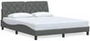vidaXL Bettgestell ohne Matratze Dunkelgrau 160x200 cm Stoff 3310609 Bild 2