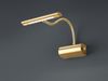 Stilvolle 4 Watt LED Wandleuchte in Messing matt Bild 3