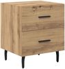 vidaXL Nachttisch Artisan-Eiche 40 x 35 x 47,5 cm Holzwerkstoff 882043 Bild 2