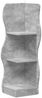 vidaXL Eckregal mit Regal Betongrau 34 x 33 x 102 cm Holzwerkstoff 899939 Bild 2