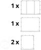 3x4,5 m Faltpavillon, PREMIUM Stahl 40mm, feuersicher, Seitenteile ohne Fenster, schwarz Bild 3