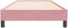 vidaXL Boxspringbett ohne Matratze Rosa 90x220 cm Samt 3315860 Bild 5
