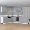 vidaXL Kühlumbauschrank Lyon Grau Sonoma 60x57x207 cm Holzwerkstoff 815601 Bild 3