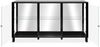 Finori Albi 51A Sideboard, schwarz / Spiegel | Maße: B x H x T ca. 160 x 85 x 37,5 cm Bild 3